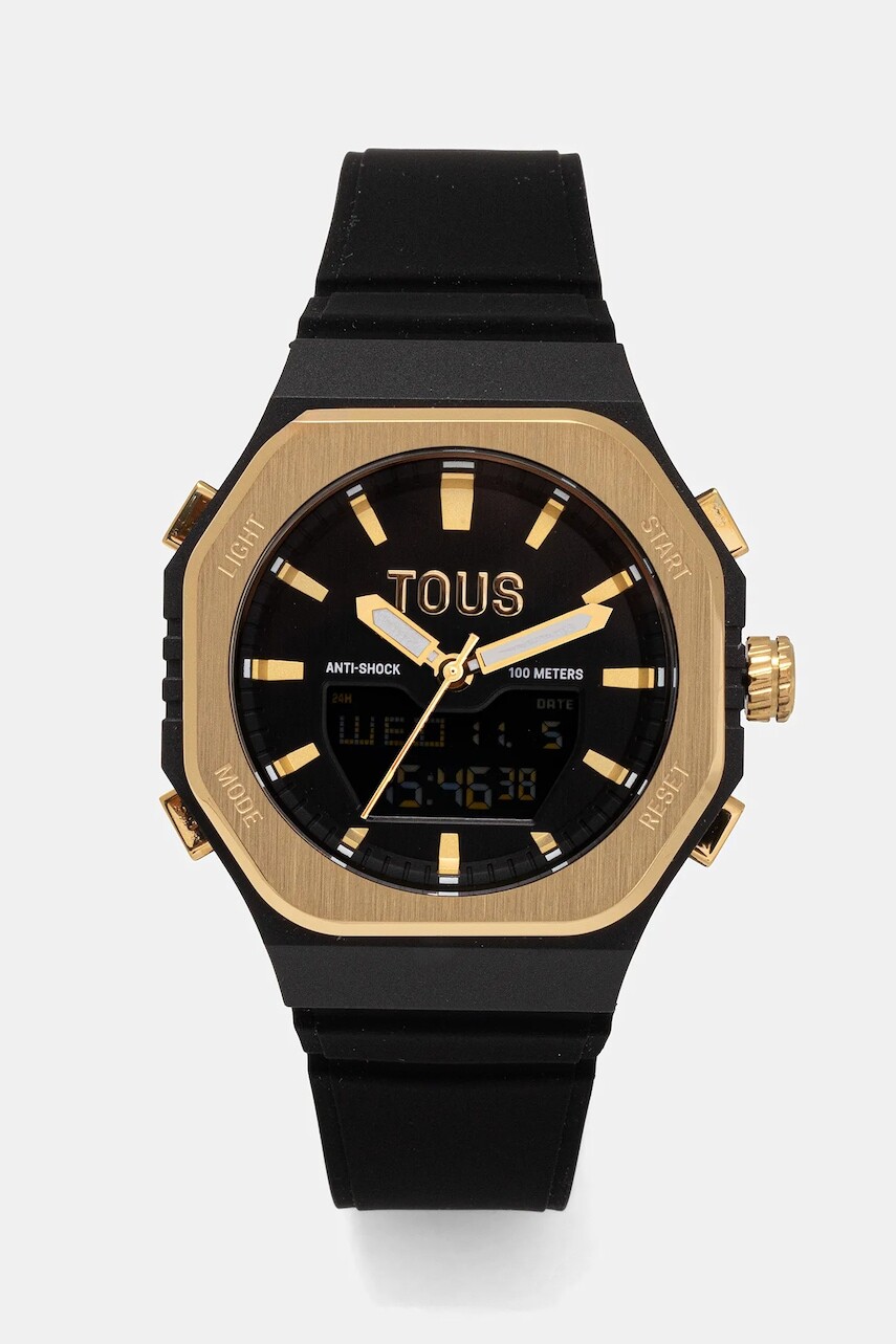 Hodinky Tous pánske, čierna farba, 3000143000