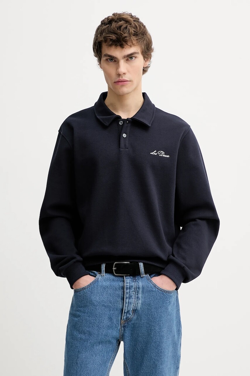 Mikina Les Deux tmavomodrá farba, jednofarebná, 1000965