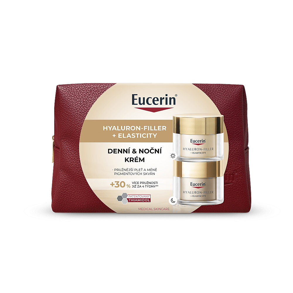 EUCERIN Hyaluron-Filler + Elasticity Vianočná kazeta 2 x 50 ml