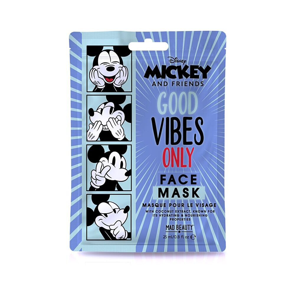 MAD BEAUTY Mickey and Minnie výživa a hydratácia textilná maska ​​25 ml