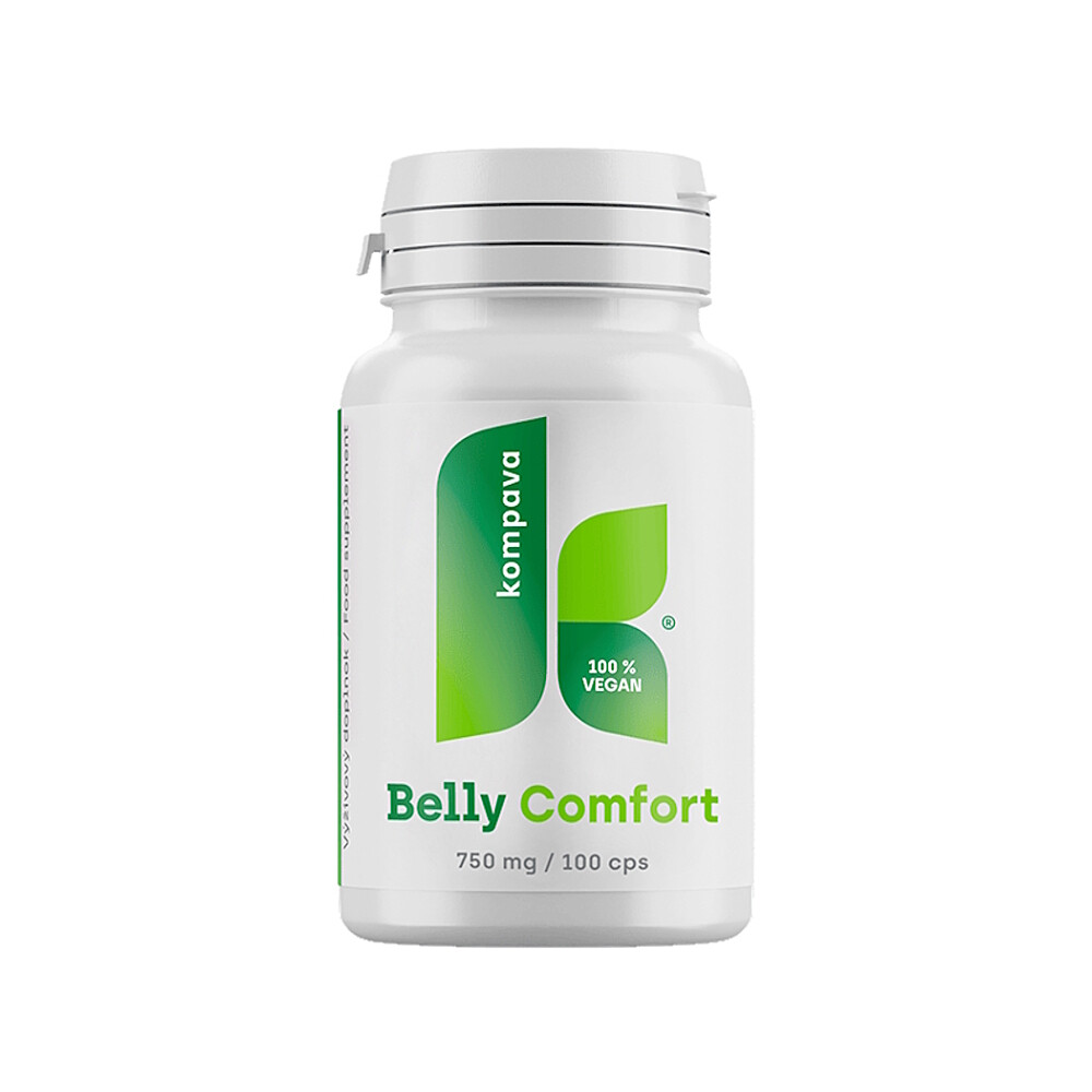 KOMPAVA Belly Comfort 750 mg 100 kapsúl