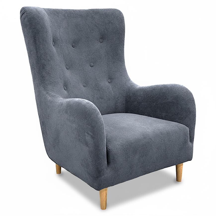 Kreslo Benetto Gerra 55 dr.oo/1 tmavo modrá