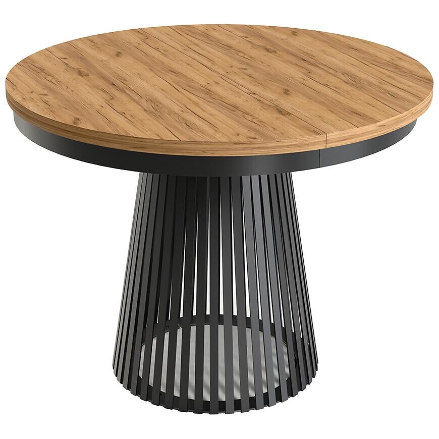 Rozkladací stôl  Garda čierna/craft zlatý