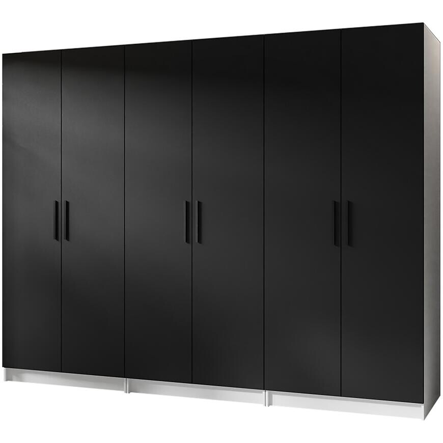 Skriňa X3 Gold 2d Biela/Čierna