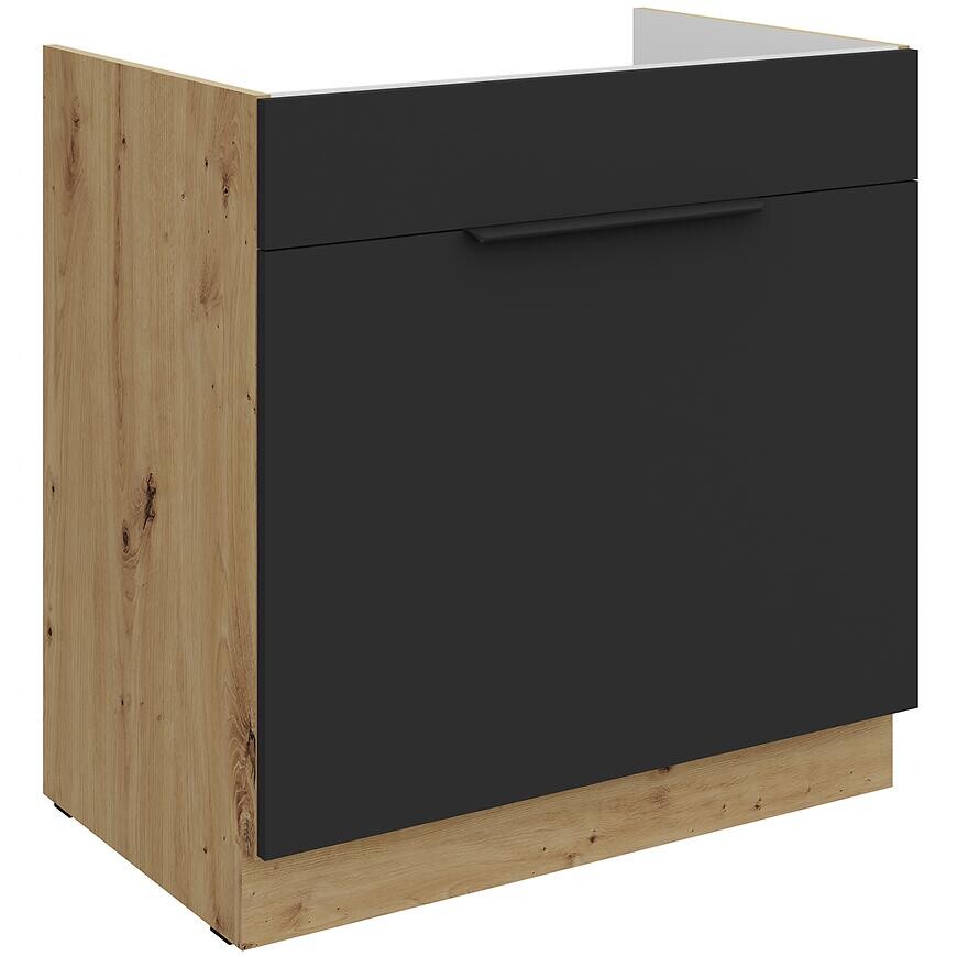 Kuchynská skrinka Aria-Bl/Ar Anti Fingerprint 80zl 1s Bb