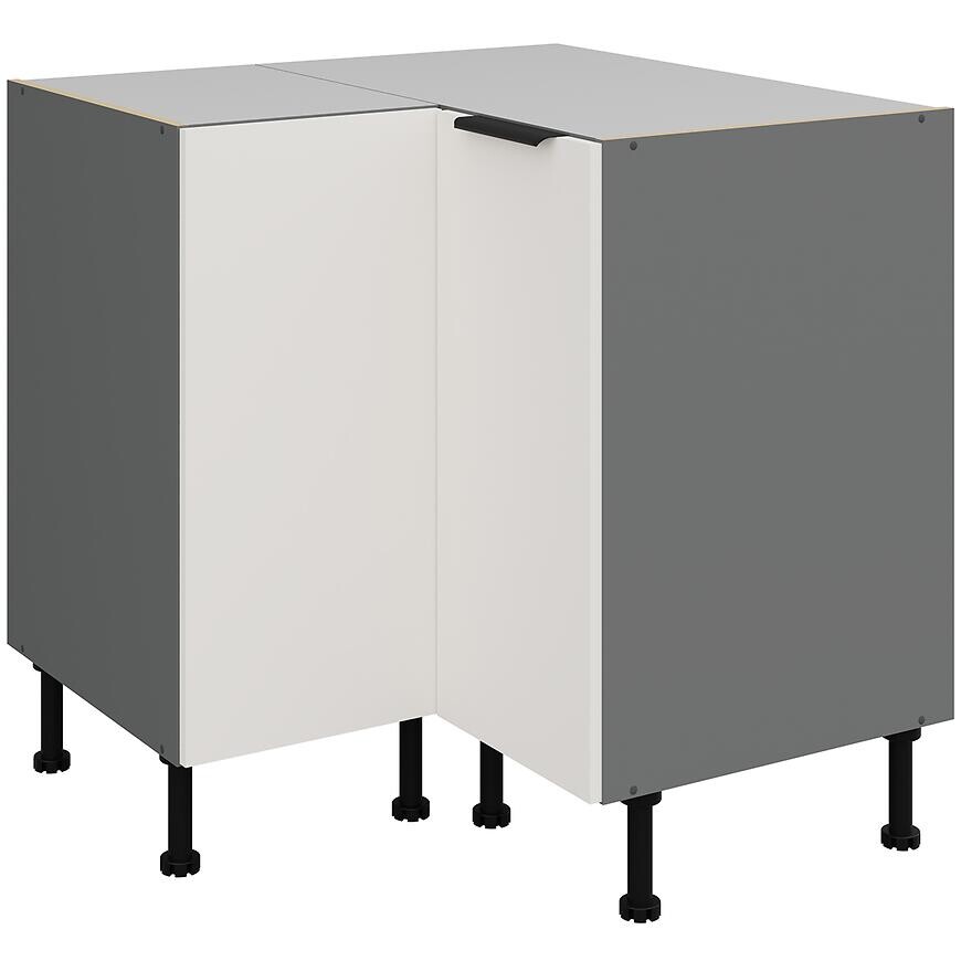 Kuchynská skrinka Aria-Wh/Ant Anti Fingerprint 90x90 Dn 2f Bb