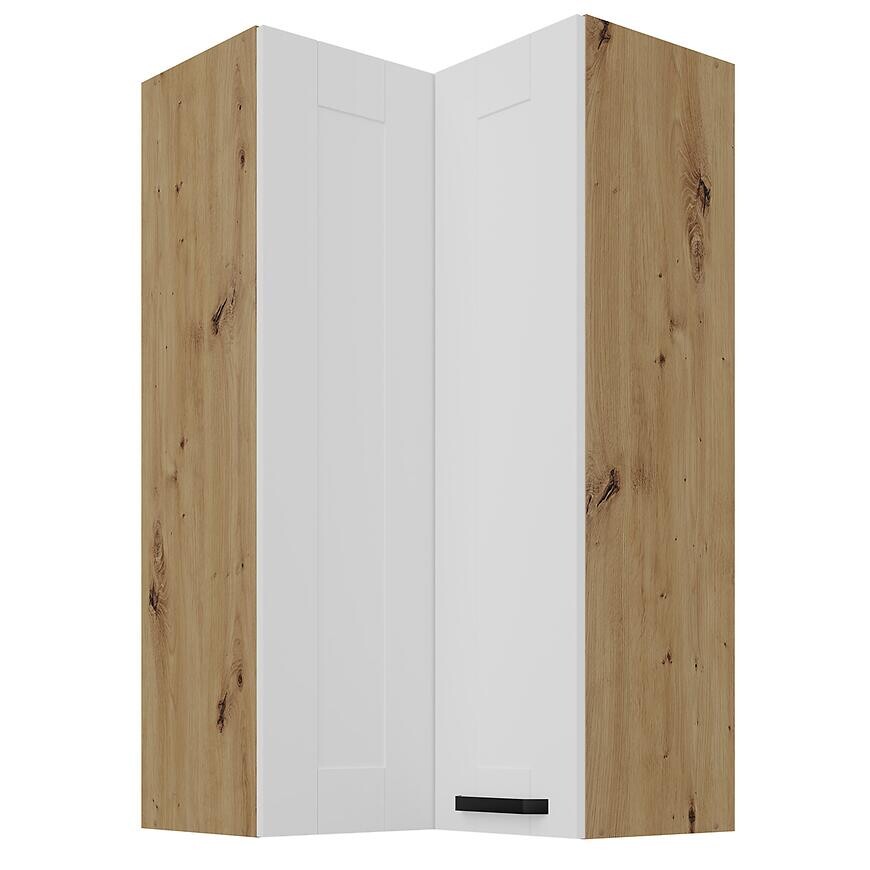 Skrinka do kuchyne Luna biely matná/artisan 60x60 GN-108 2F (90°)