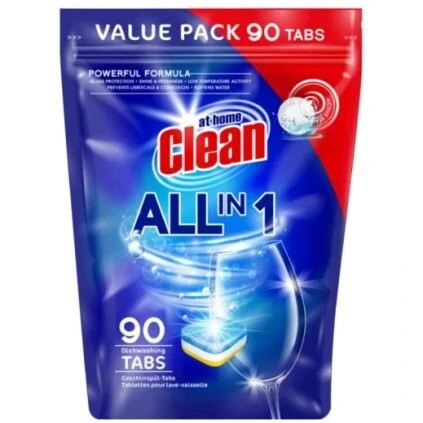 At Home - Tabletky do umývačky riadu All in One 90 ks