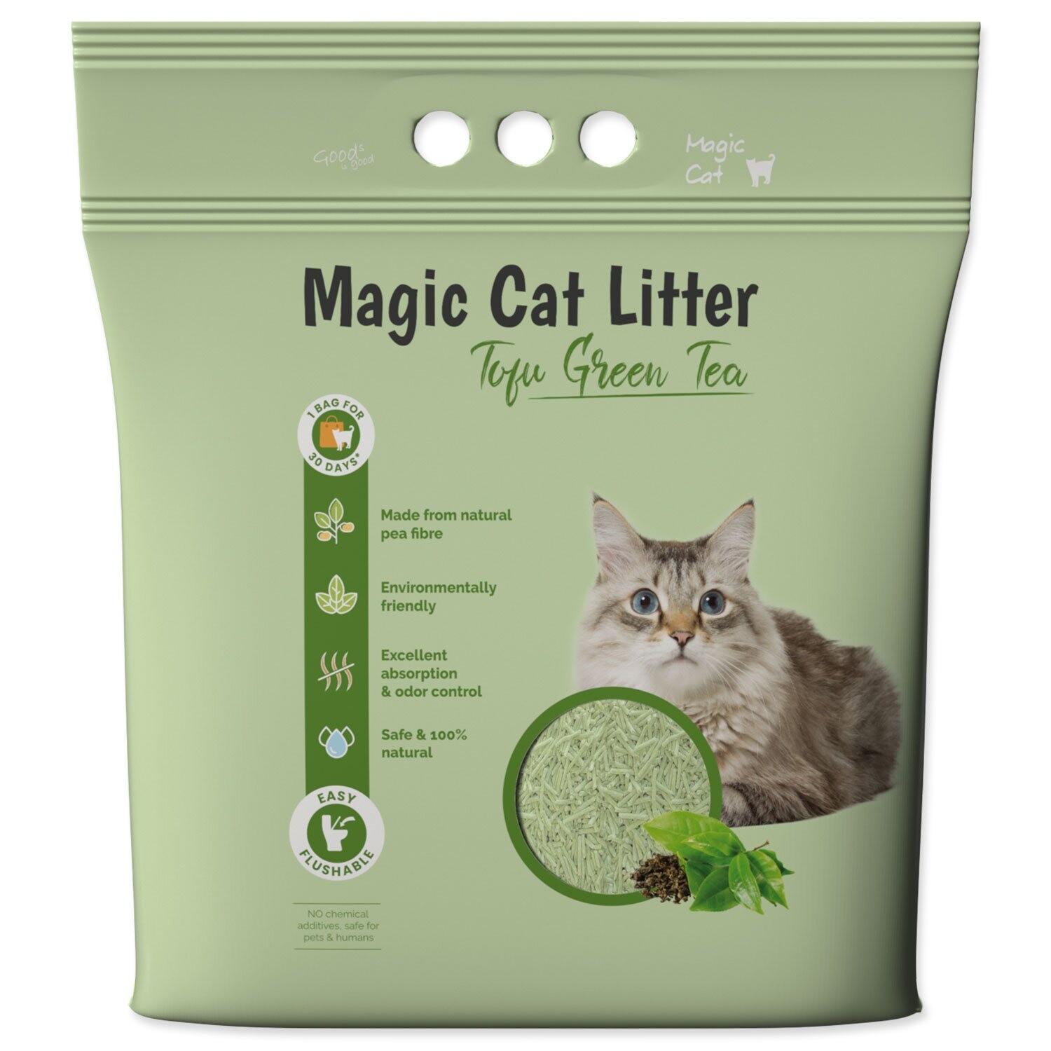 Magic Litter Tofu zelený čaj l 6 l
