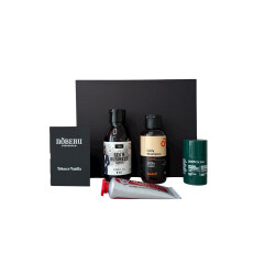 LH cestovná sada pánskej kozmetiky sprchový gél 100 ml + šampón na vlasy 100 ml, dezodorant 30 g, zubná pasta 25 ml a parfumovaná voda 2 ml