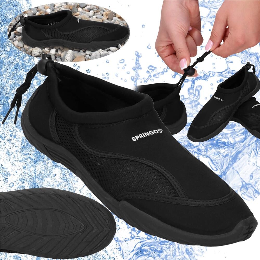 Pánske topánky do vody - veľkosť 41 - čierne