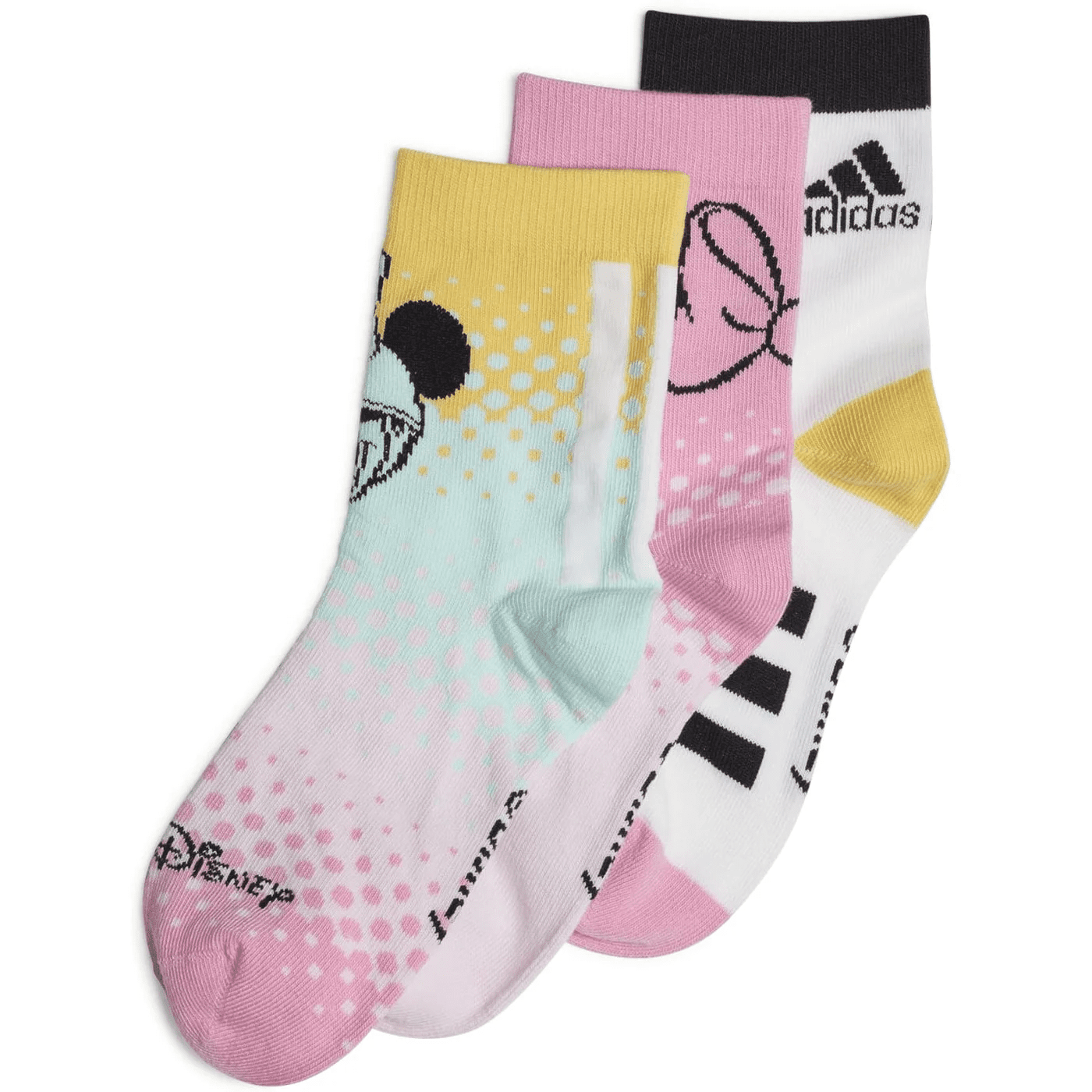 Adidas Disney Minnie Mouse Socks Kids 3 Pairs , Ponožky, Velikosť: S