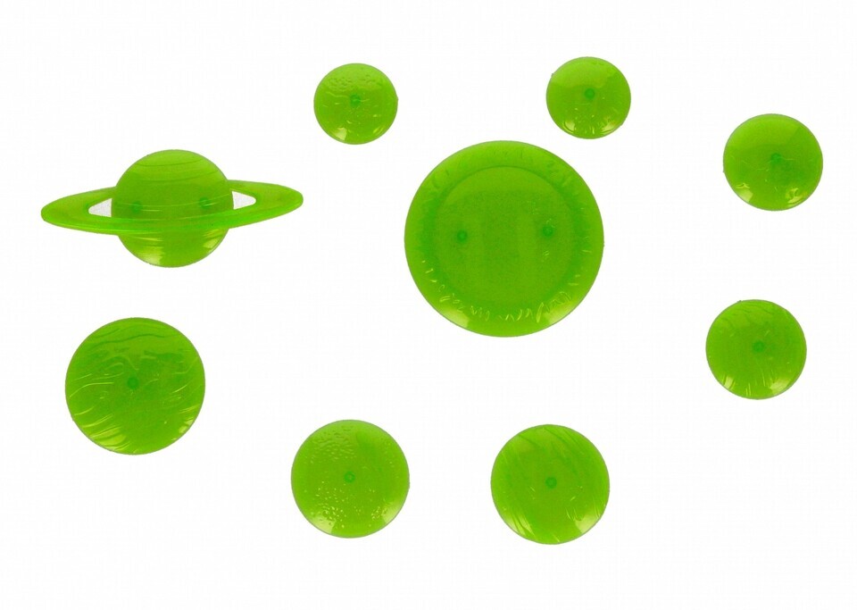 Fluorescenčná dekorácia na stenu Cosmos 9 planét