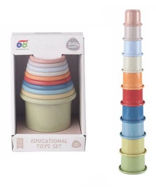 Kelímky stohovacie do vane kruhové 10ks