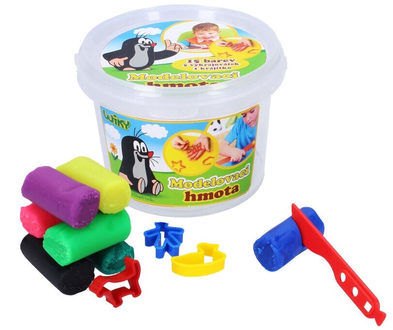 Modelína set Krtko 15x30g