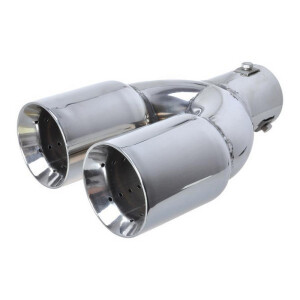 Koncovka výfuku - dvojitá (230x165mm)