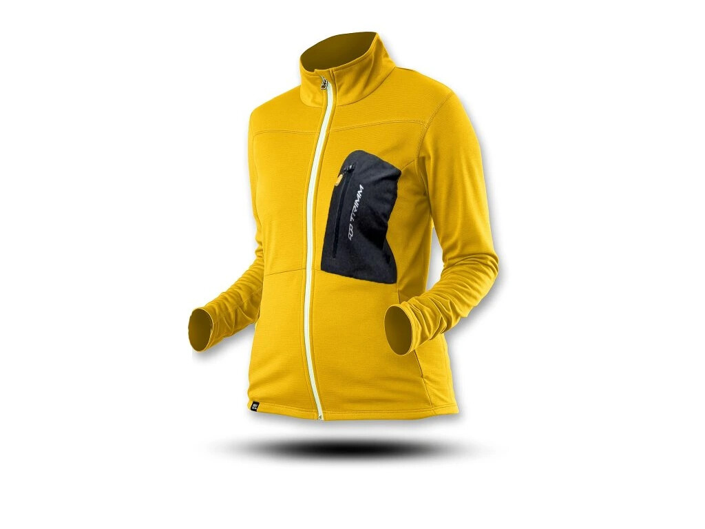 Trimm mikina MICRON LADY mustard Veľkosť: XS