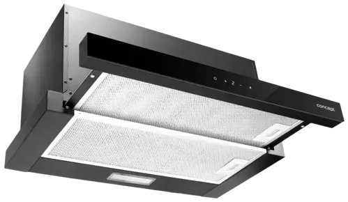 CONCEPT Digestor vstavaný výsuvný 60cm BLACK OPV3860bc