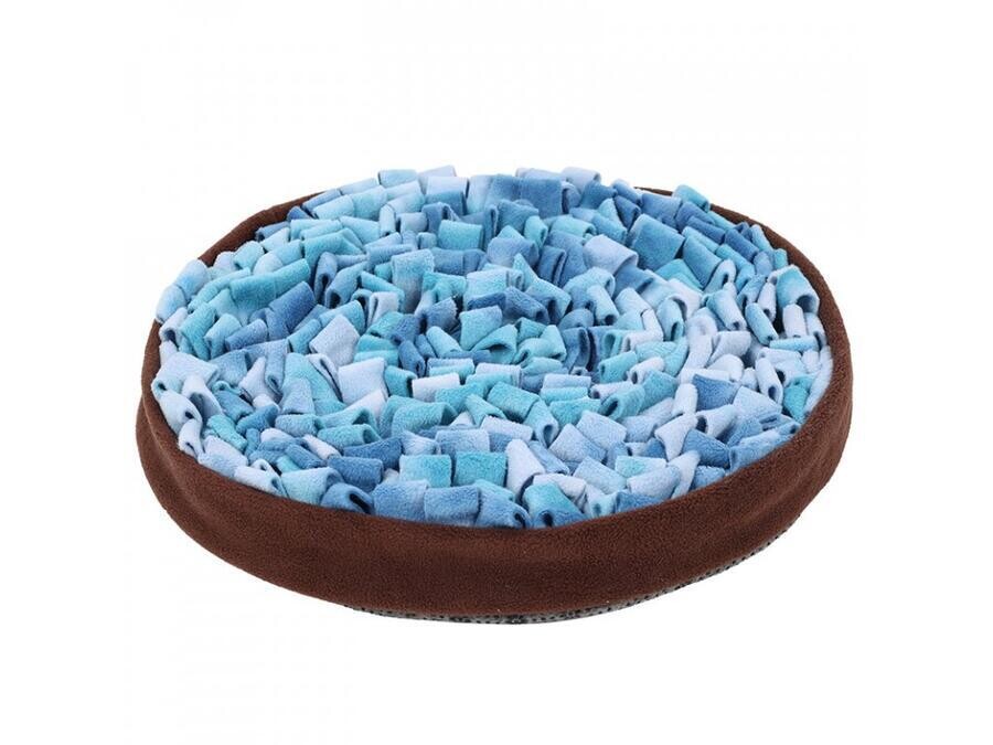 Čmuchací kobereček hustý s protiskluzem Modrý 42 cm