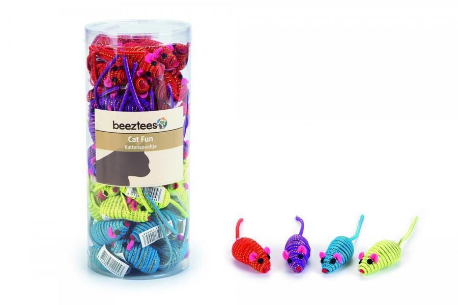 Beeztees Hračka myš se zlatou nitkou Glammy 5cmcm