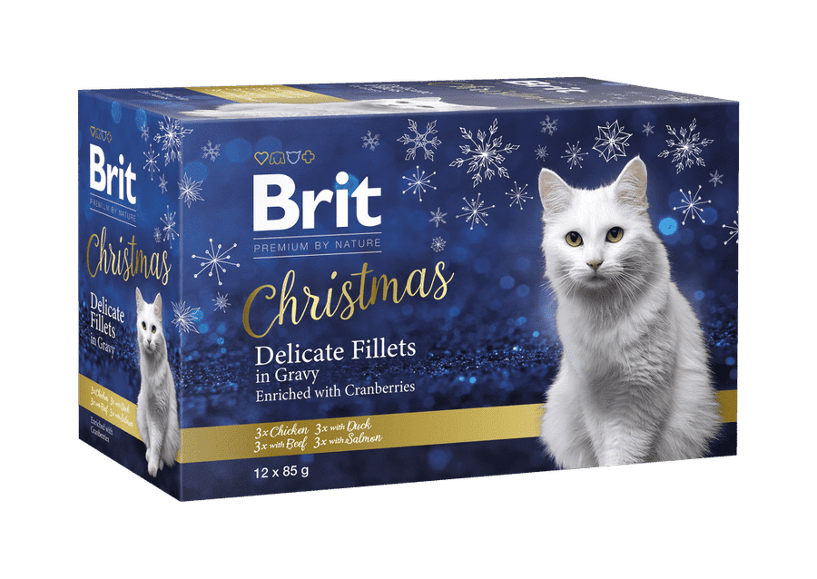 Brit Premium by Nature Christmas Multipack Fillets in gravy 12 pcs x 85 g