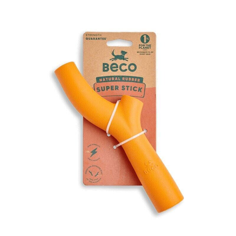 Beco Super Stick Hračka pro psy oranžová 22 cm