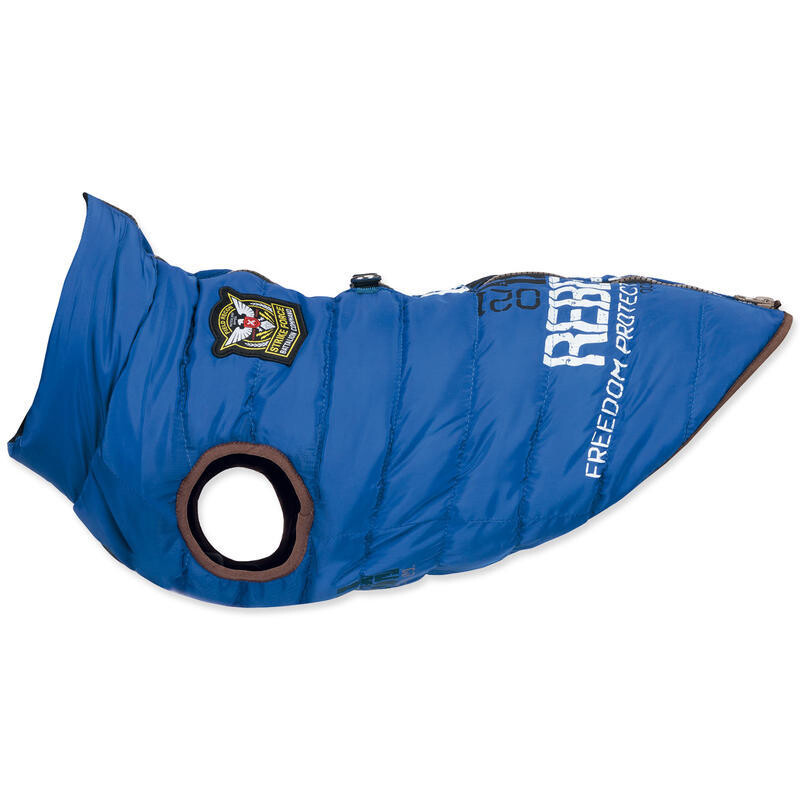 Bunda TRIXIE Saint-Malo s integrovaným postrojem modrá S 36 cm