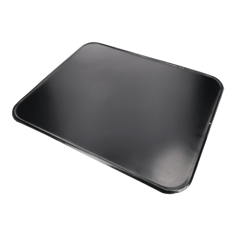 Plech pod kachle 49x60 cm čierny