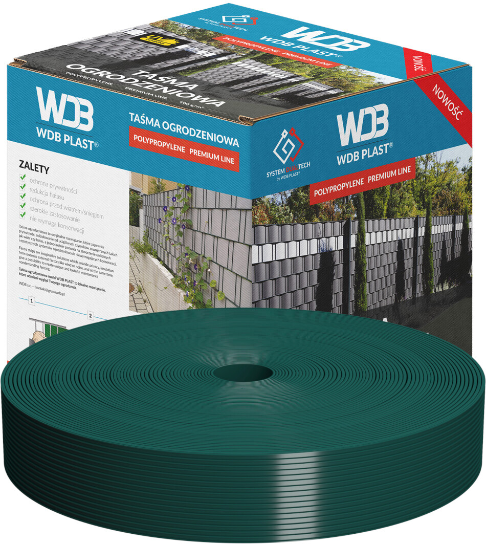 Plotová páska PREMIUM LINE 4,75 cm x 35 m Farebné prevednie: Antracitová RAL 7016