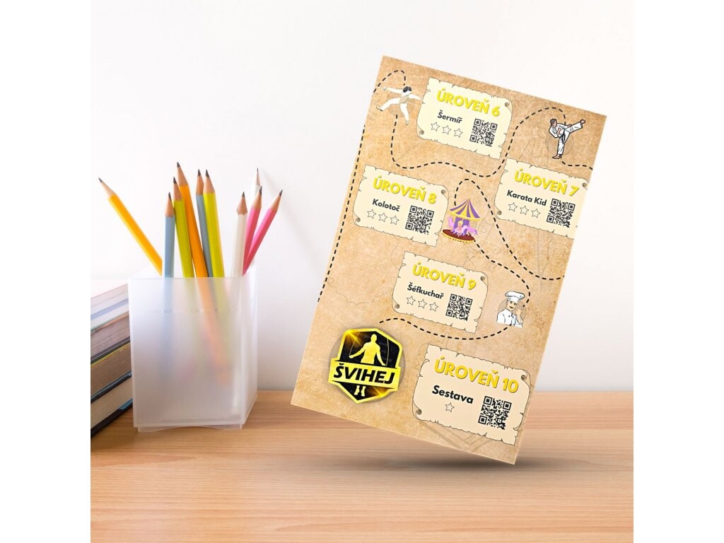 Hra Švihejland Úroveň hracej karty: Deti 4-6 rokov