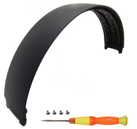 Hlavový most na sluchátka Beats Studio 2.0 a Beats Studio 3.0 Horní časť - Matná čierna, plast