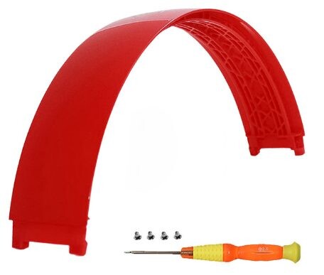 Hlavový most na sluchátka Beats Studio 2.0 a Beats Studio 3.0 Horní časť - Lesklá červená, plast