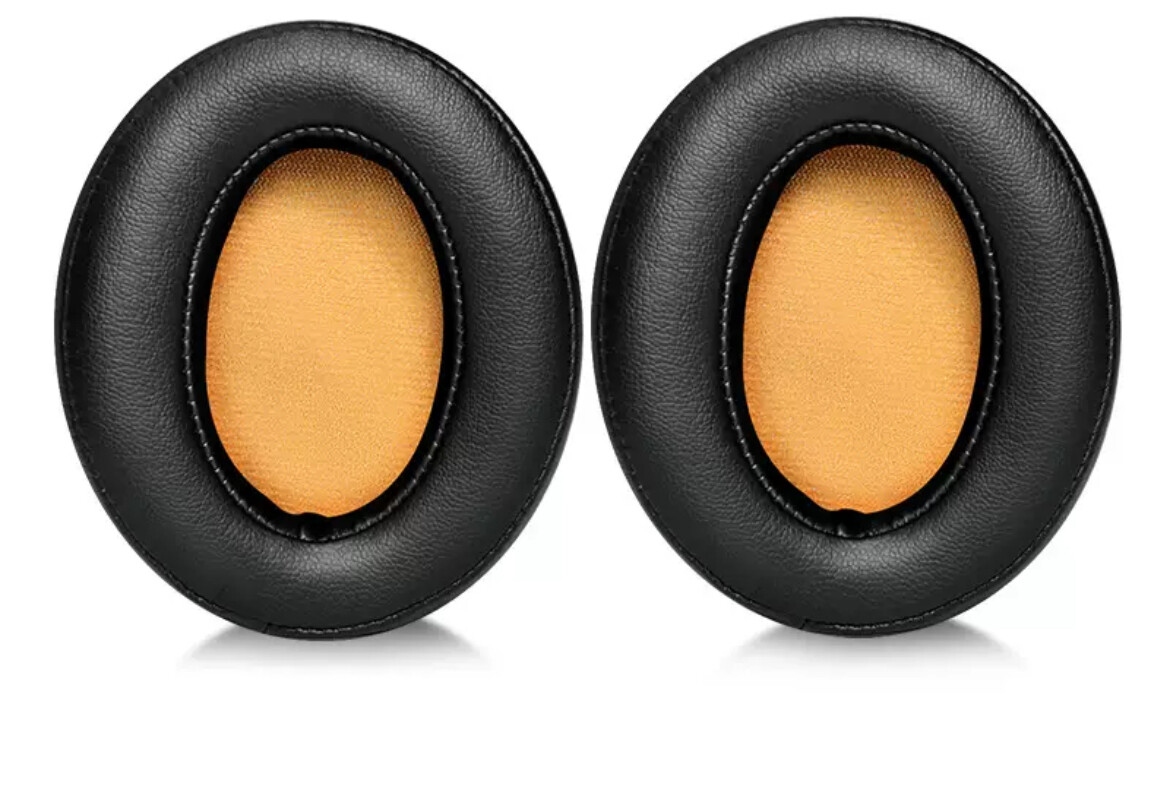 Náhradné náušníky pre slúchadlá Sennheiser Momentum 1.0, 2.0, M2, HD1 - Hnedé, kožené