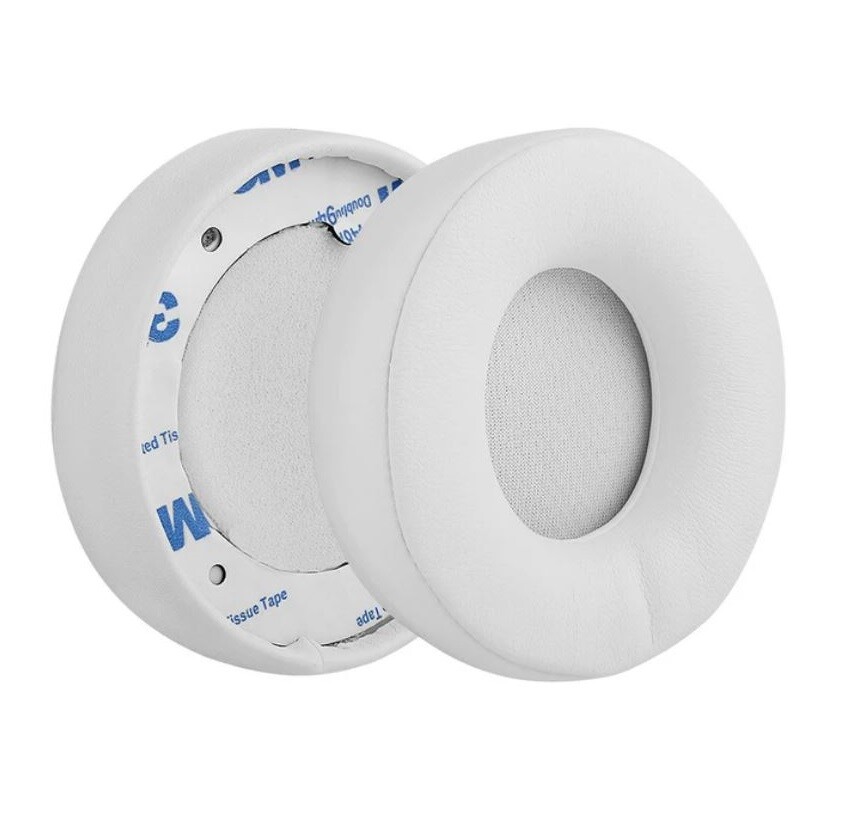 Náhradné náušníky pre slúchadlá Beats Solo Pro Wireless, Beats Solo Pro - Biele, kožené