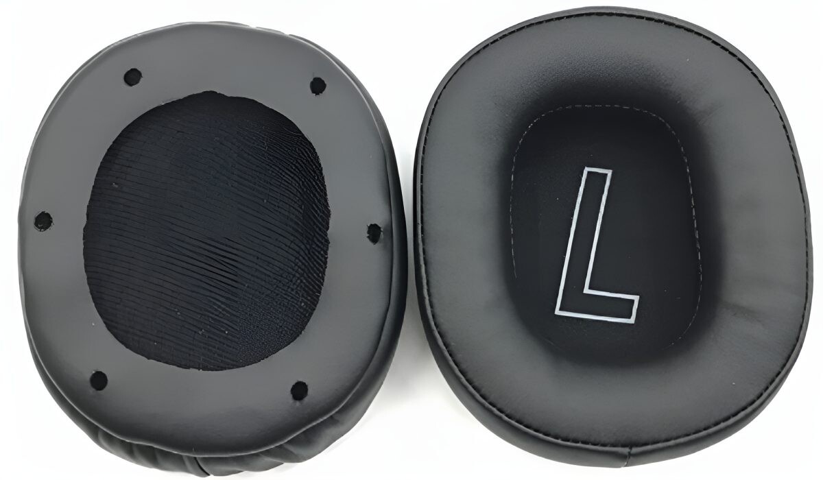 Náhradní náušníky pro sluchátka Edifier HECATE G2 - černé, kožené