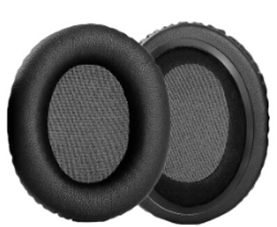 Náhradné náušníky pre slúchadlá Denon AH-GC20 - čierne, kožené