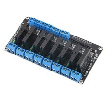 SSR Relé modul Low level - 8 kanálov 5V DC