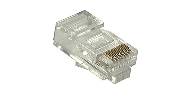 Pozlátený konektor - RJ45, 8p8c, CAT5E