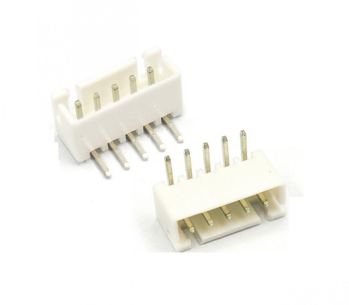 JST XH 2,54 mm 5-Pin konektor na DPS - Pravý uhol