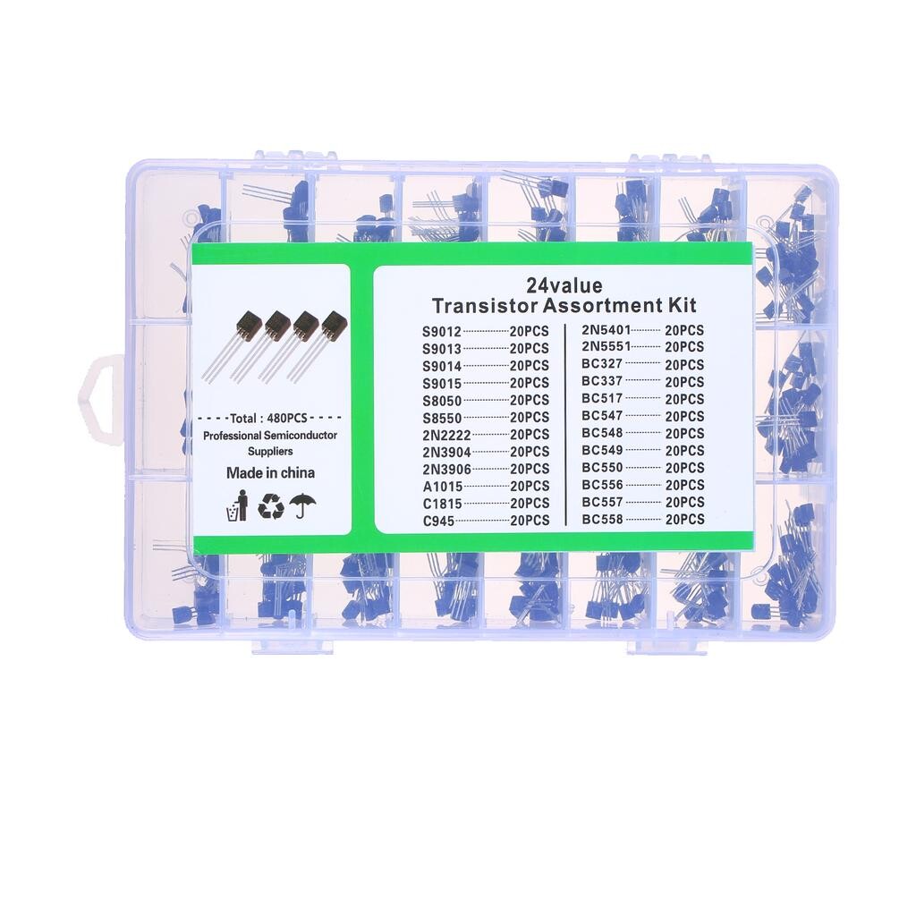 Sada tranzistorov PNP, NPN TO - 92 - 480 kusov