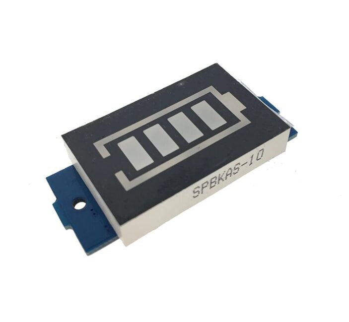 LED grafický indikátor kapacity lítiovej batérie 18650 2S