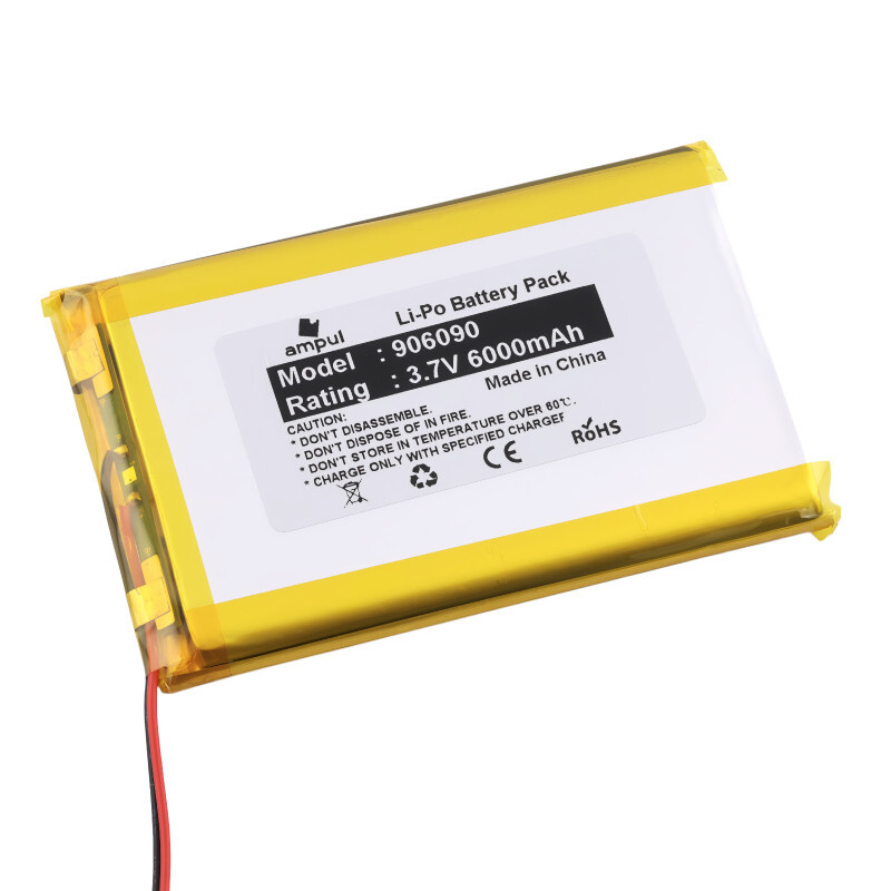 Li-Pol batéria 6000mAh, 3.7V, 906090