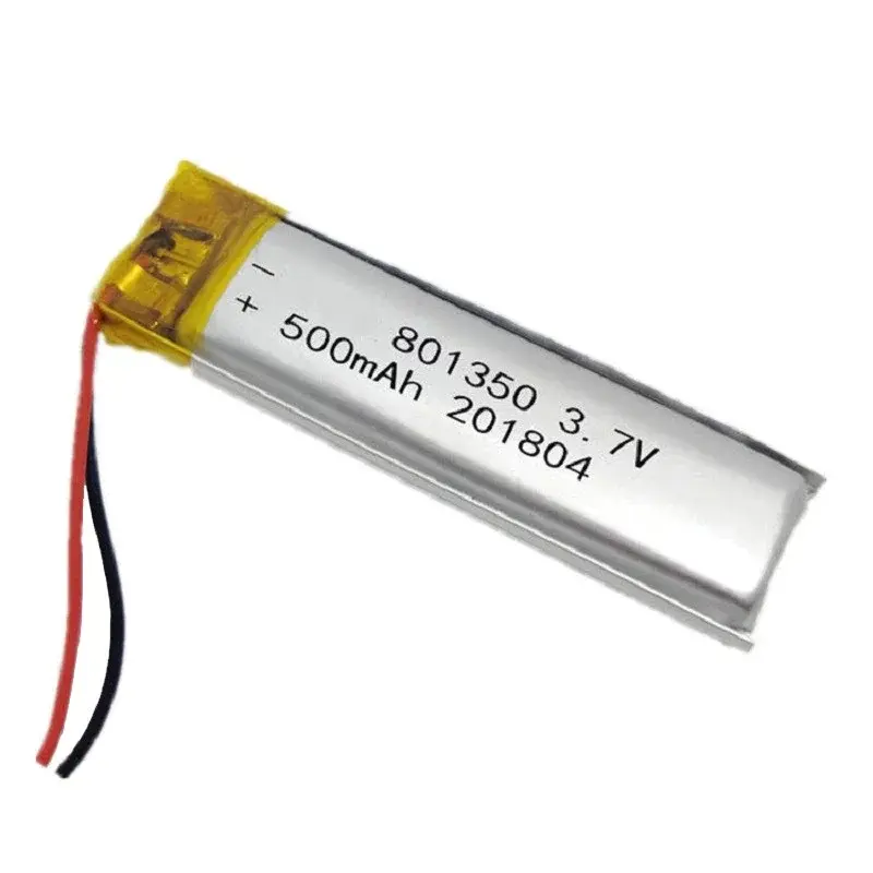 Li-Pol batéria 500mAh, 3.7V, 801350