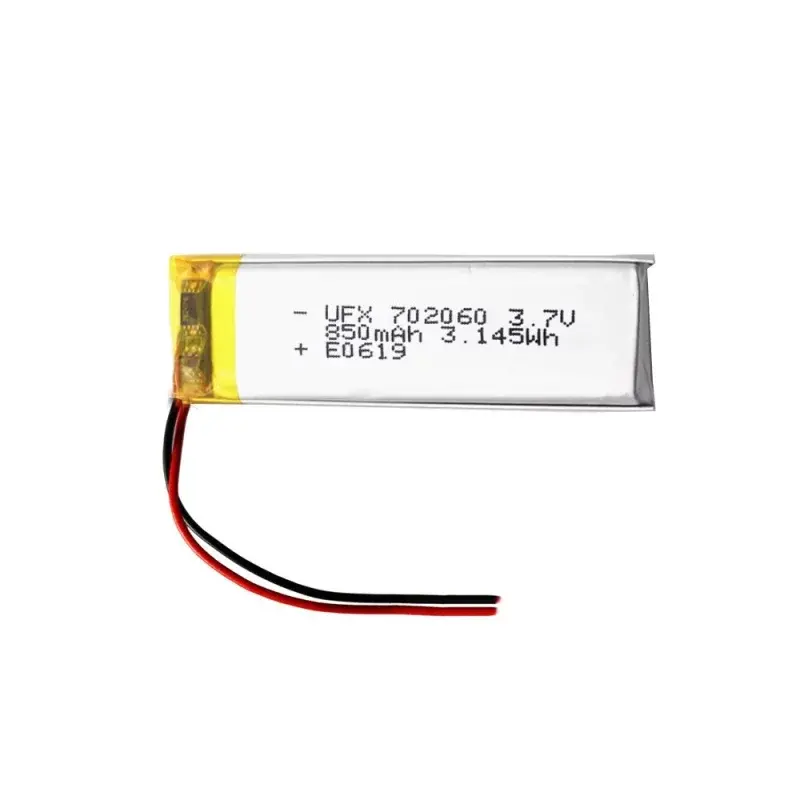 Li-Pol batéria 900mAh, 3.7V, 702060