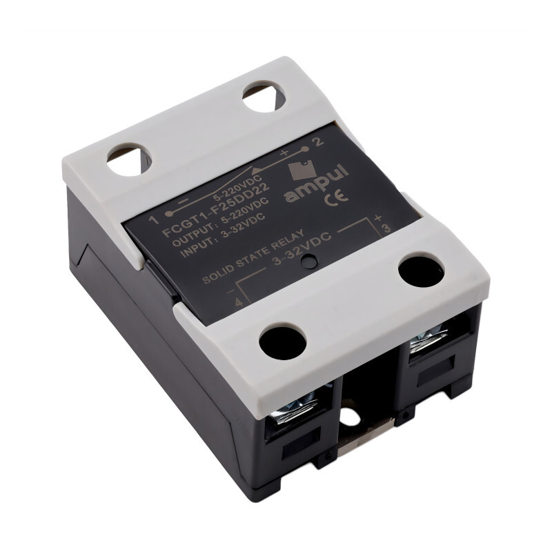 Bezkontaktné relé SSR DD, DC-DC, 3-32VDC/5-220VAC, 25 A