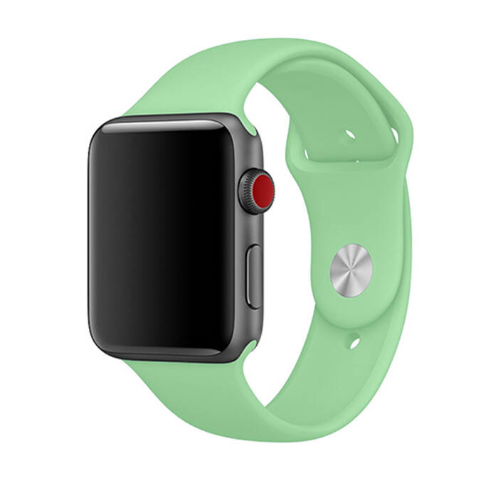 Marvelli - Jednofarebný remienok na Apple Watch - Pistácia Veľkosť: 38/40/41/42mm, Obvod: S-M (menší až stredný obvod zápästia), Farba: Pistácia