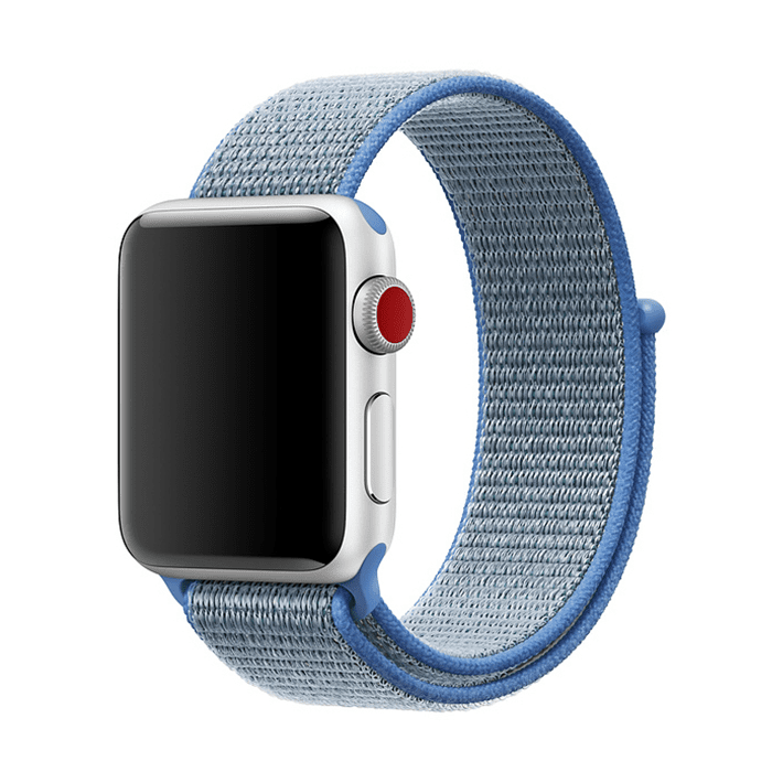 Marvelli - Nylonový remienok na Apple Watch - Modrý Veľkosť: 42/44/45/46/49mm, Farba: Modrá
