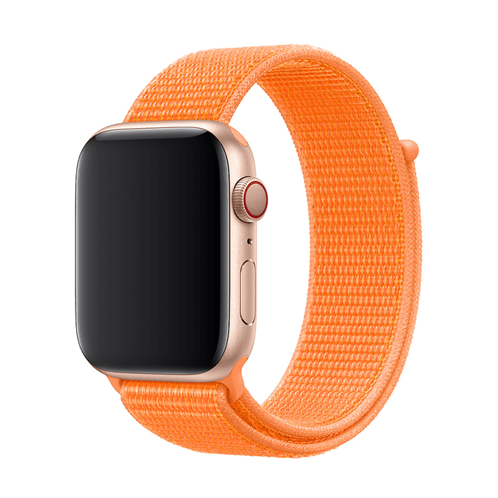 Marvelli - Nylonový remienok na Apple Watch - Papaya Veľkosť: 38/40/41/42mm, Farba: Papaya