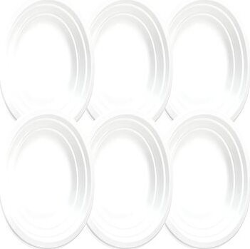 Vergionic 8053 Tanier oválny, plast, 14,5 × 21,5 cm 6 ks