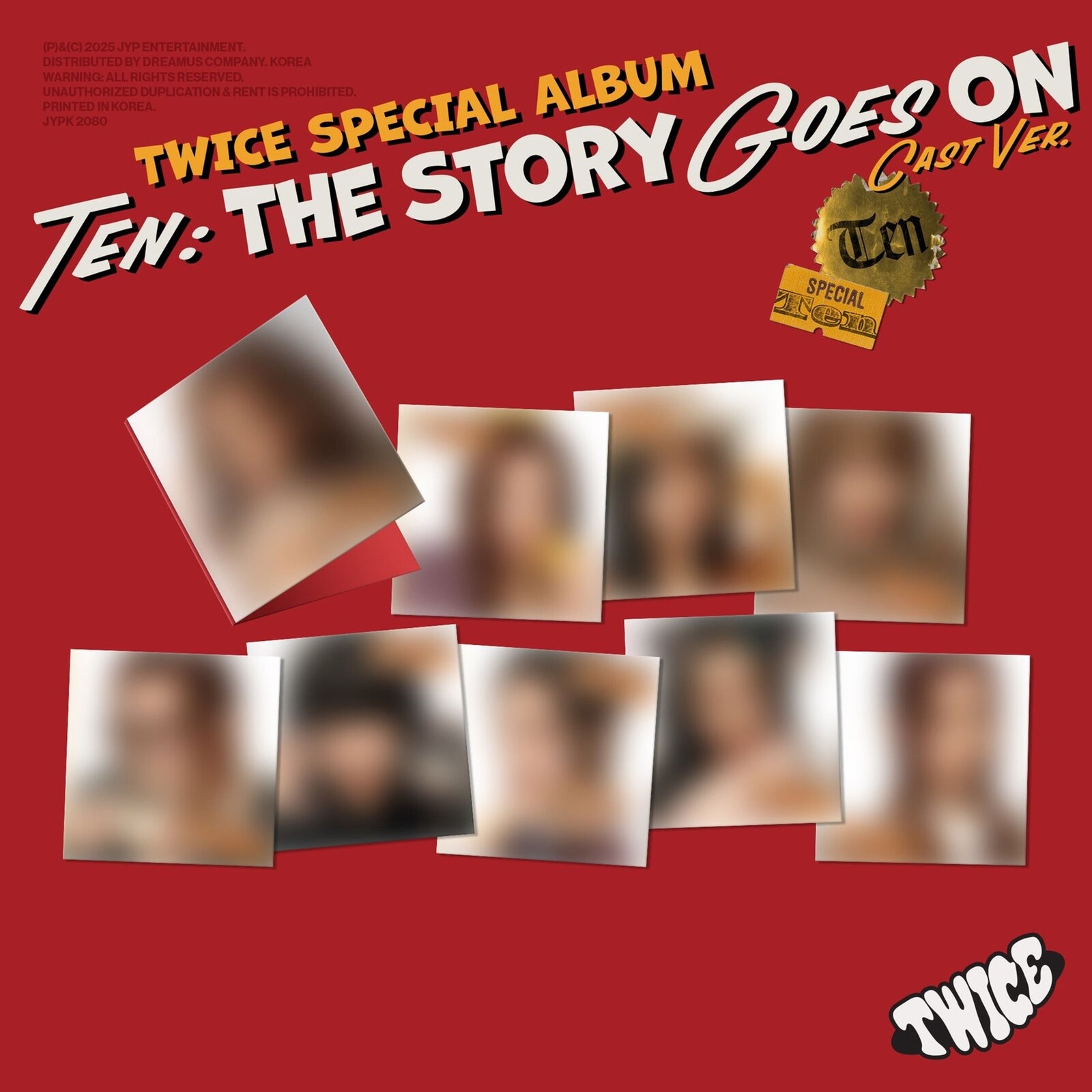 TWICE, TEN:THE STORY GOES ON CA., CD